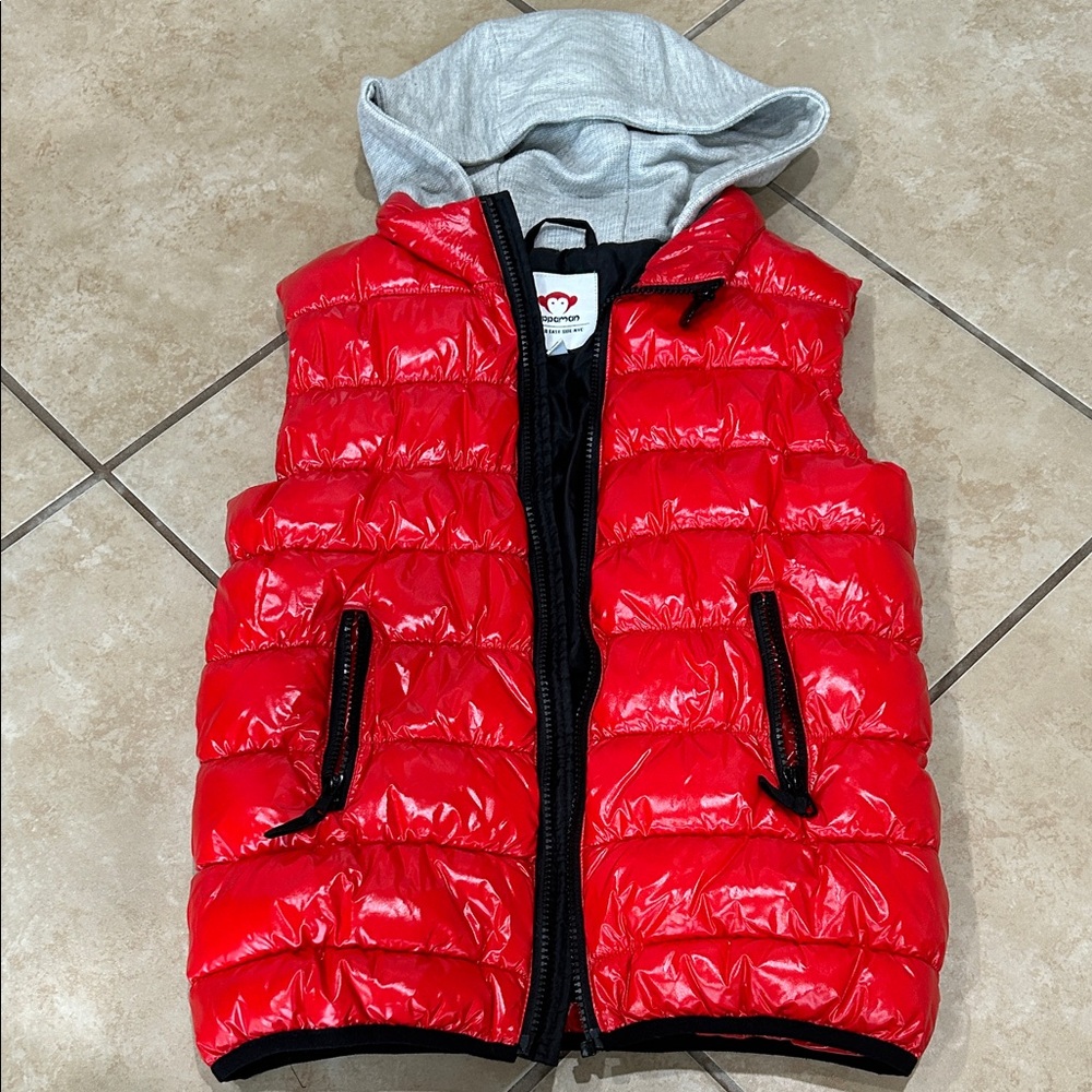 Appaman Red Puffer Kids Jacket with Hood